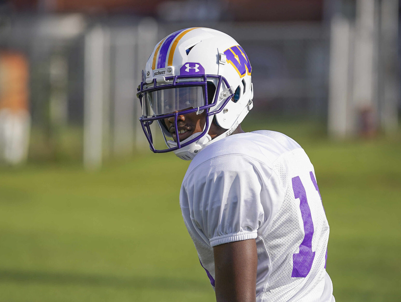 Wilson High School football practice